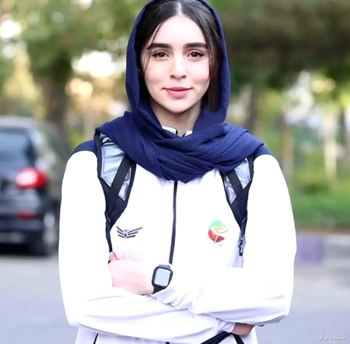 آرین سلیمی در مراسم عقد.